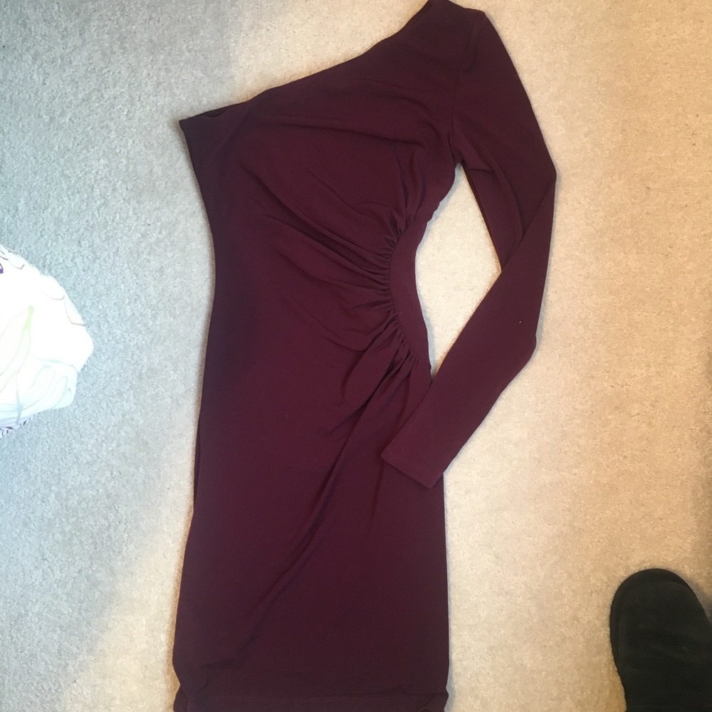 Guess One Shoulder Cocktail Dress